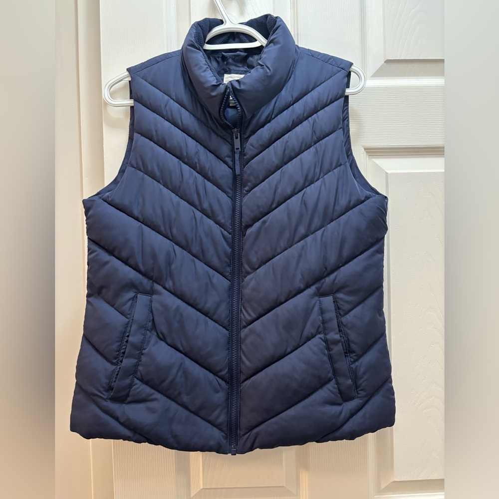Blue Gap Puffer Vest